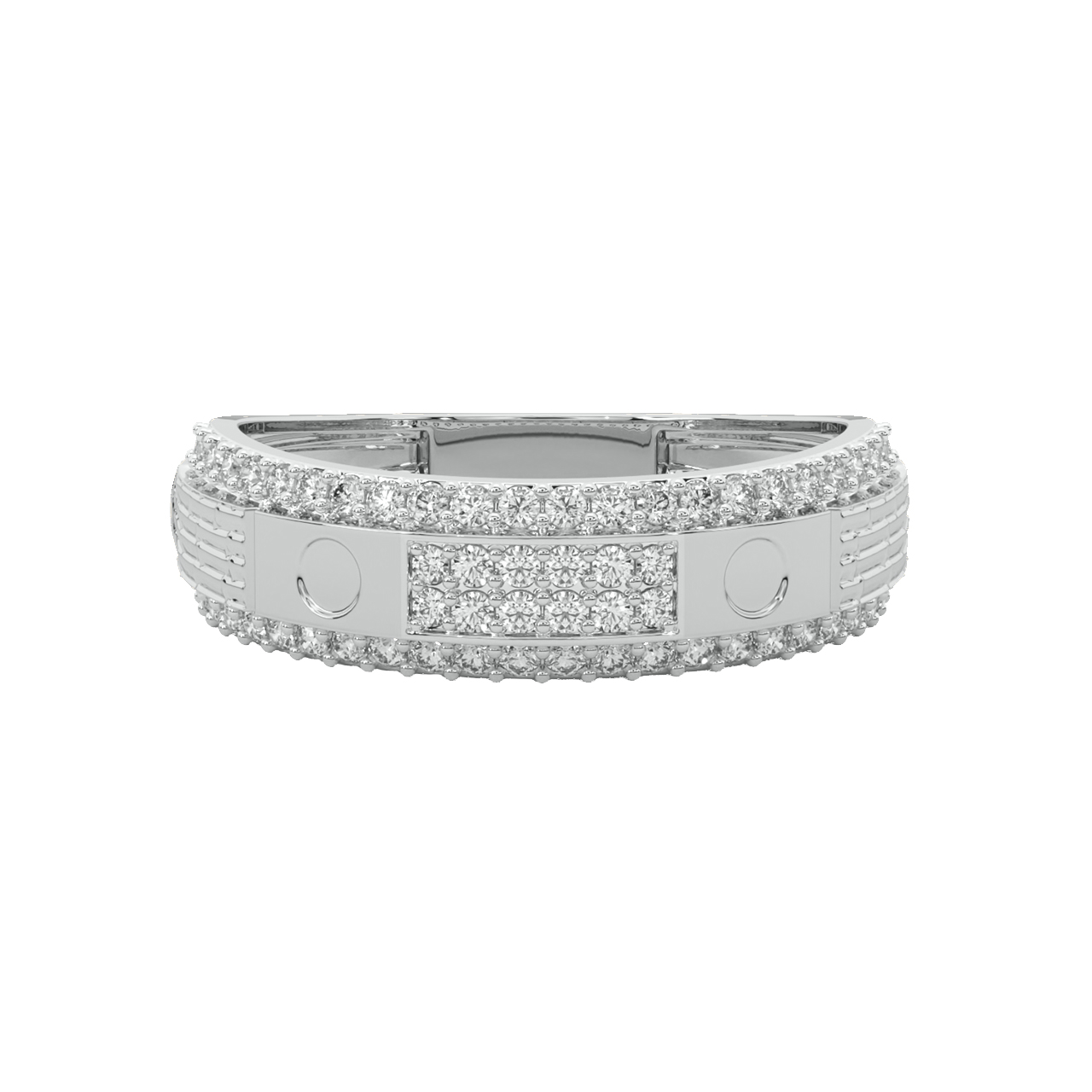 Ceylia Round Diamond Ring For Men